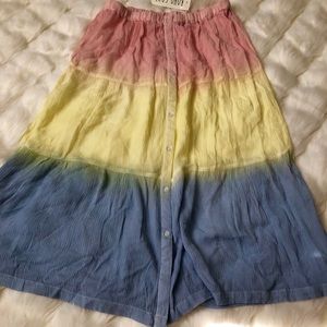 Boho Soul Ombré Skirt-NWT